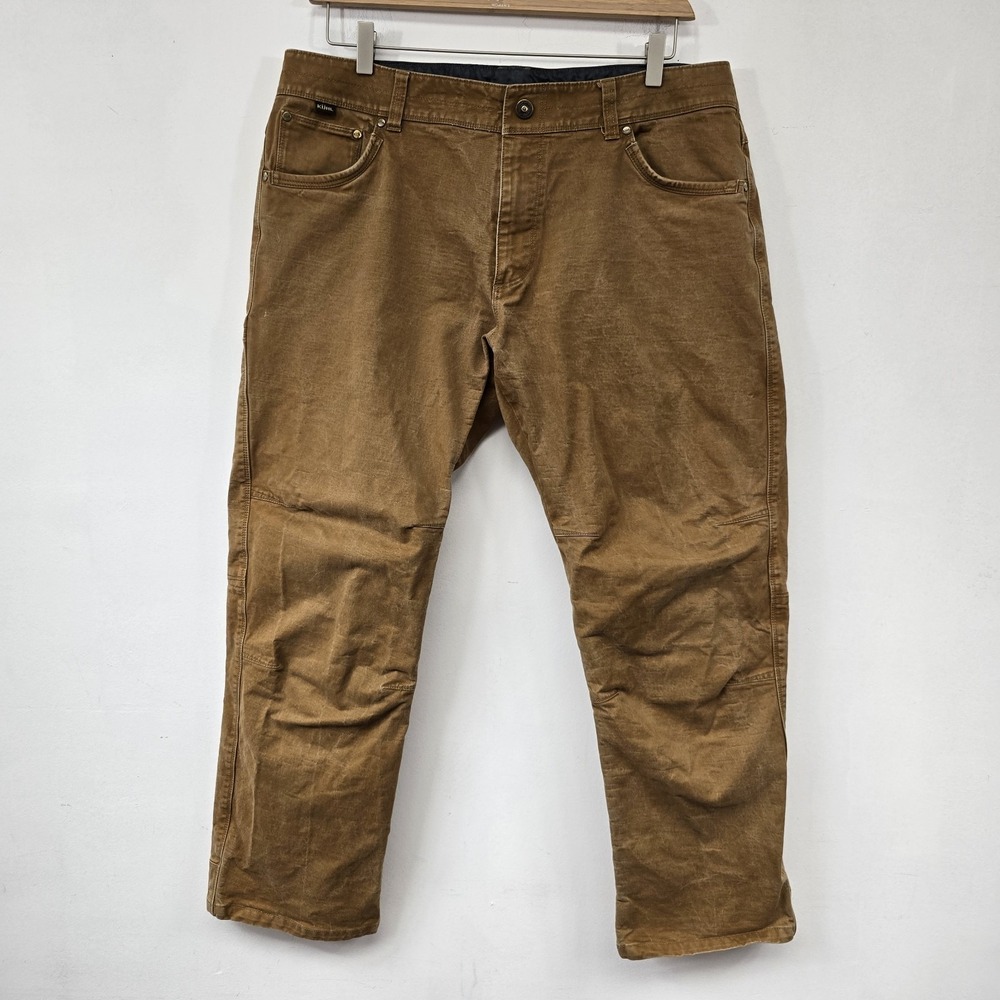Kuhl Rydr Pants Mens 38x30 Brown Vintage Patina Dye Rugged Hiking Workwear